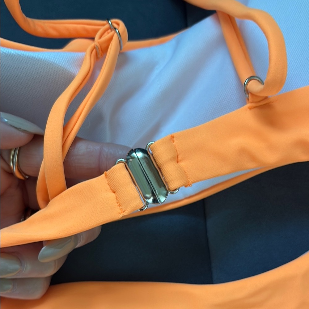 Source Unknown Orange Bikini Set - image 5